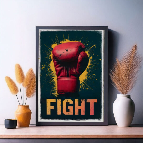 Boxing Glove Fight PRINTABLE Image Poster