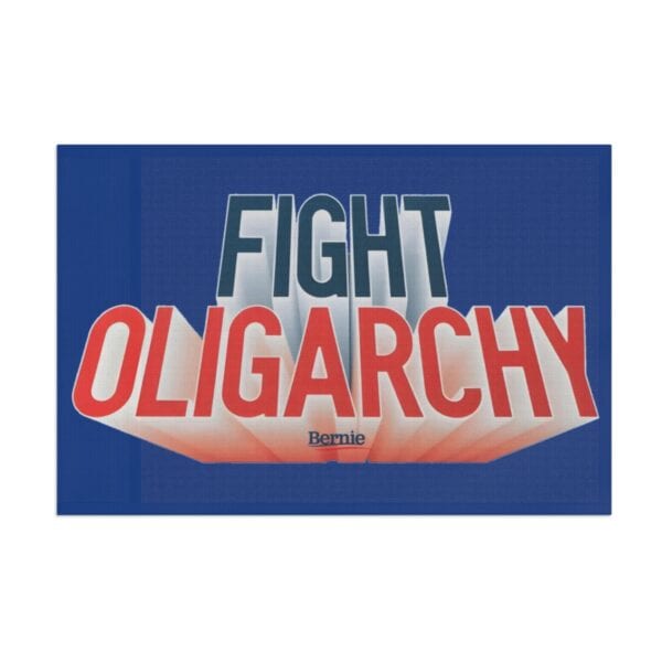 Fight Oligarchy Bernie Sanders Flag, Alexandria Ocasio-Cortez AOC