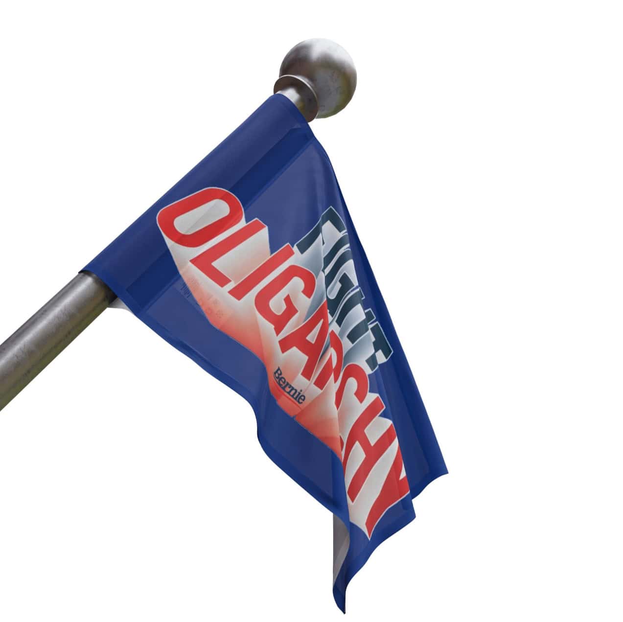 Fight Oligarchy Bernie Sanders Flag, Alexandria Ocasio-Cortez AOC