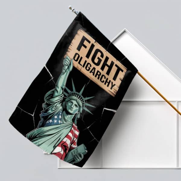 Fight Oligarchy House Flag,Anti Trump Flag