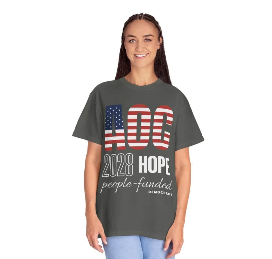 AOC Political Campaign T-shirt