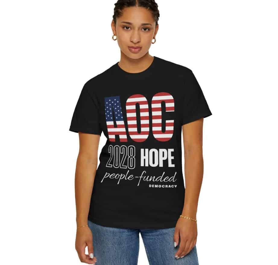 AOC Political Campaign T-shirt