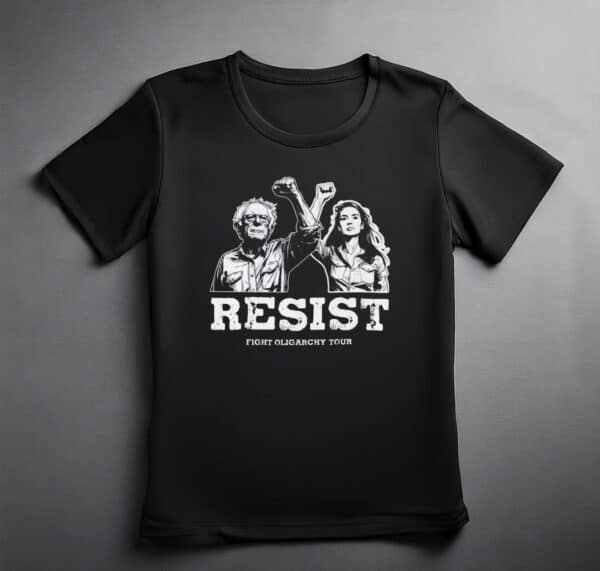 Bernie Sanders AOC Fighting Oligarchy Tour shirt