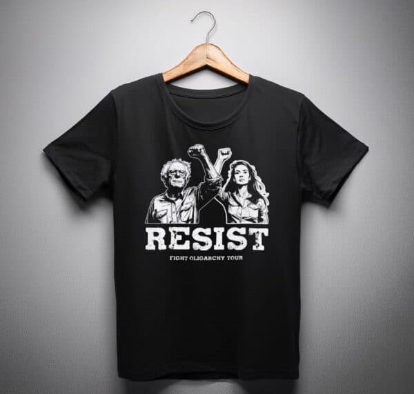 Bernie Sanders AOC Fighting Oligarchy Tour shirt