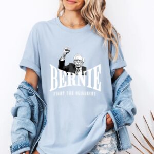 Bernie Sanders Fight The Oligarchy Unisex Tee Shirt