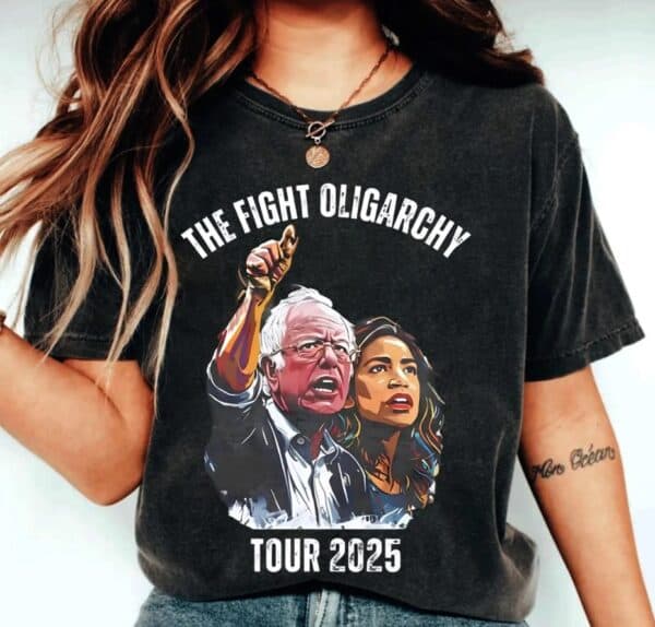 Bernie Sanders Fighting Oligarchy Tour 2025 shirt