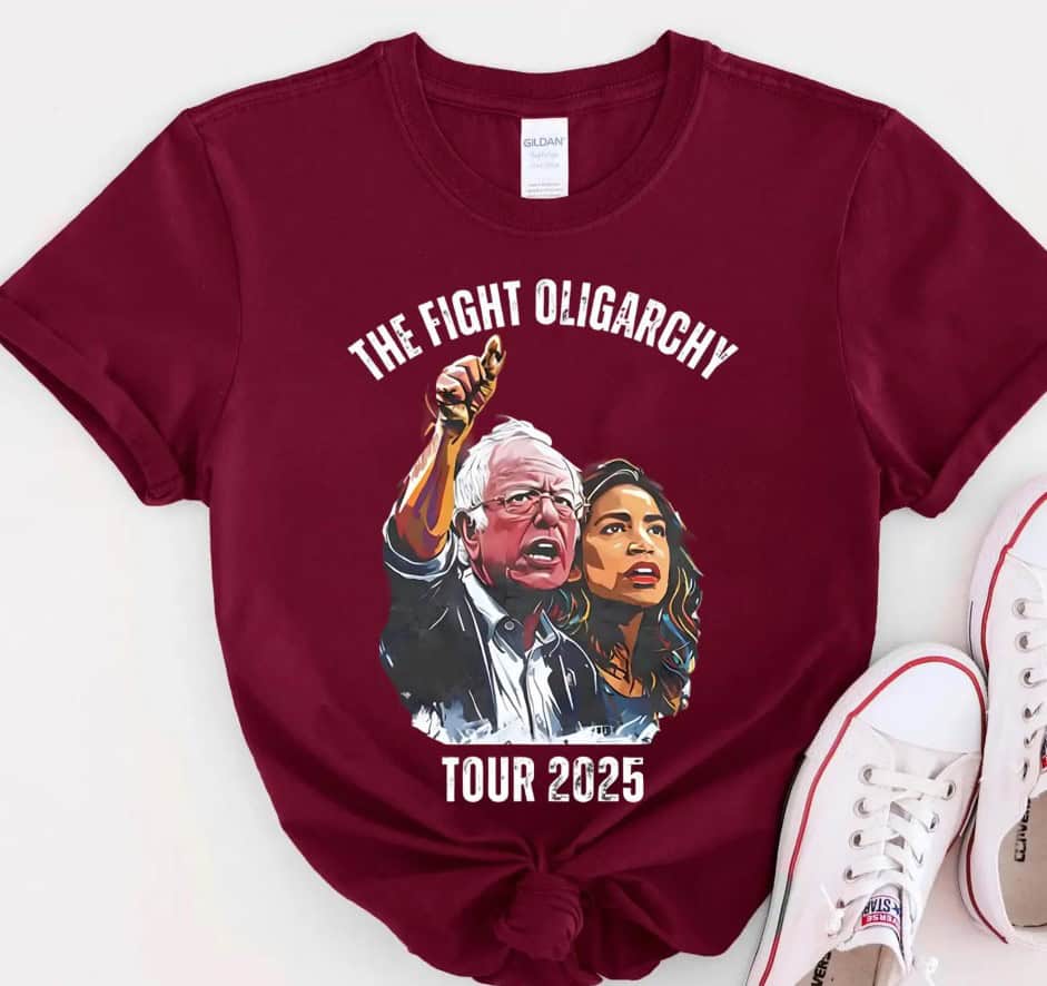 Bernie Sanders Fighting Oligarchy Tour 2025 shirt