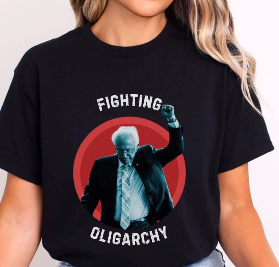 Bernie Sanders Resist Rage Against Fight Oligarchy Shirt