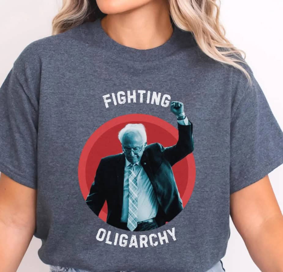 Bernie Sanders Resist Rage Against Fight Oligarchy Shirt