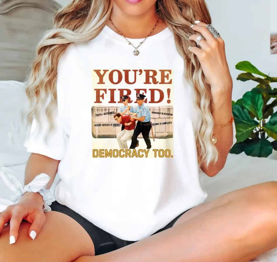 Bernie Sanders,Fight Oligarchy fired shirt
