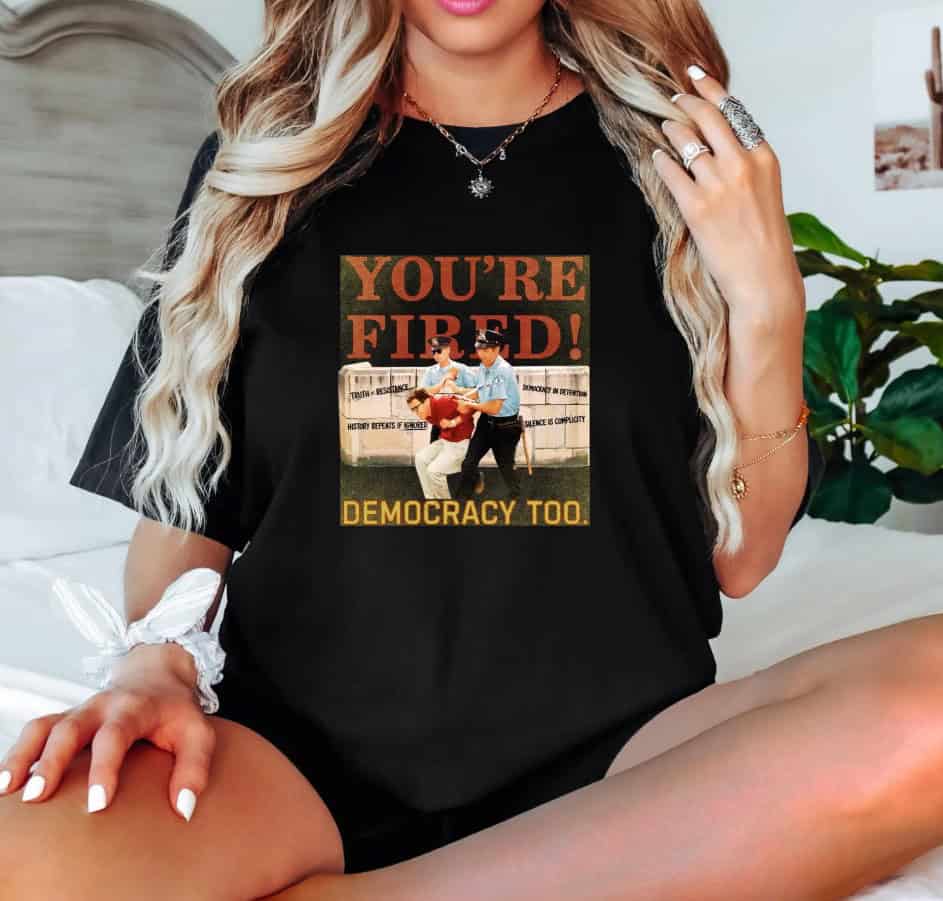 Bernie Sanders,Fight Oligarchy fired shirt