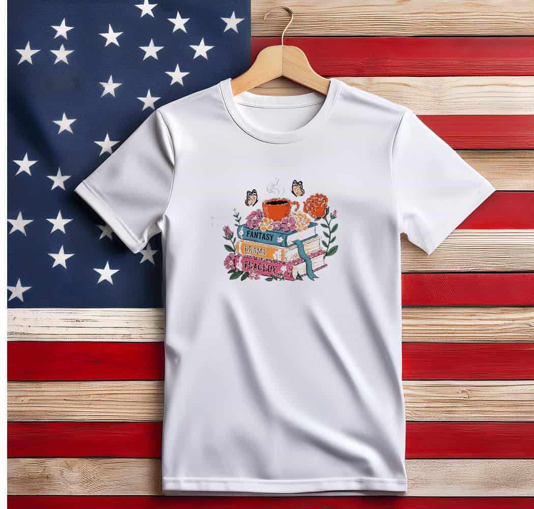Bookcore Subtle FDT Baby Tee shirt
