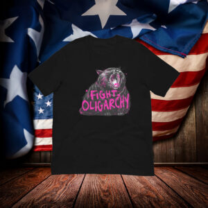 Chonky Black Cat Fight Oligarchy Tee Shirt