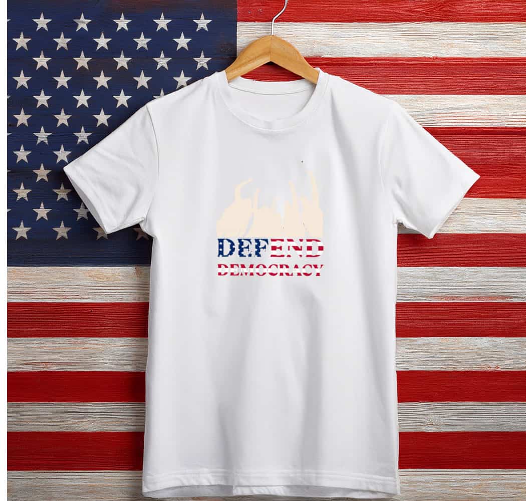 Comfort Colors Defend Democracy Shirts