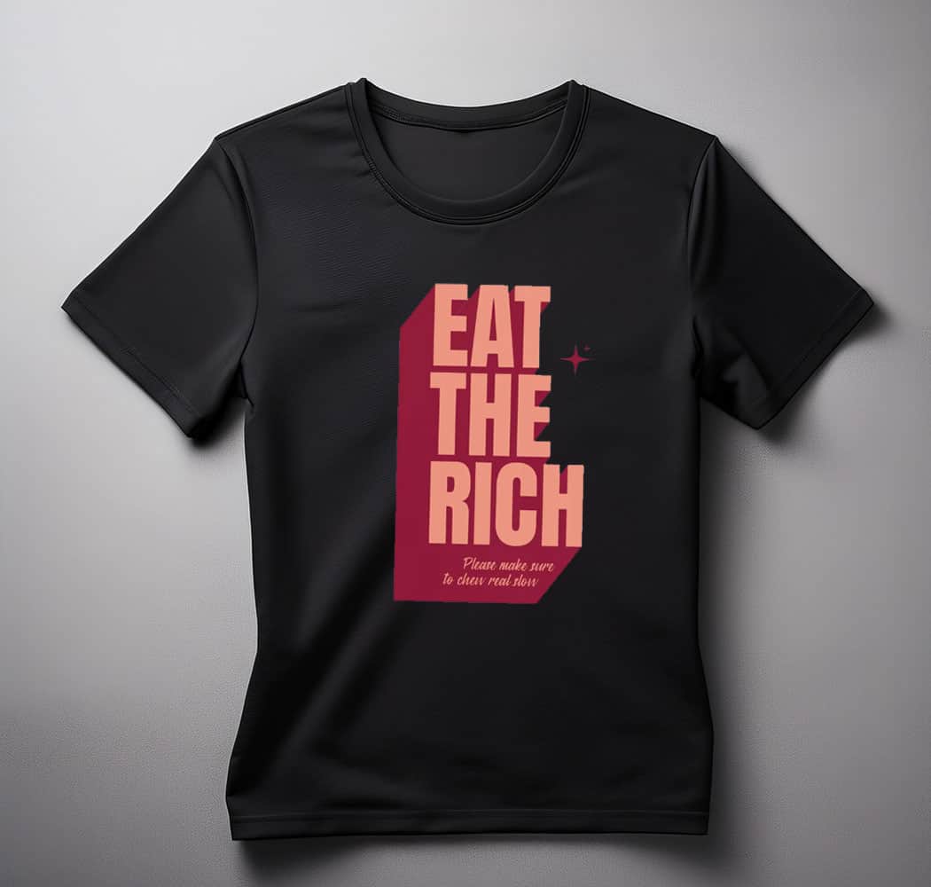 Eat the Rich Comfort Colors Socialist Shirt
