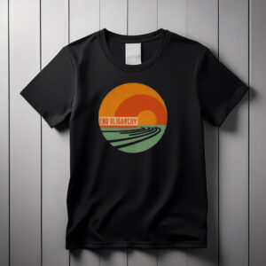 End Oligarchy Retro Protest Shirt