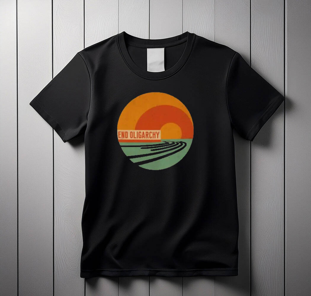 End Oligarchy  Retro Protest Shirt