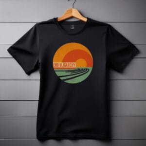 End Oligarchy Retro Protest Shirt