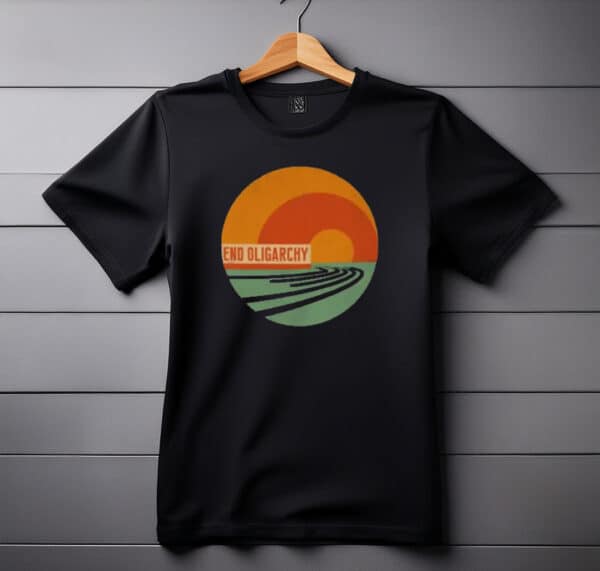 End Oligarchy Retro Protest Shirt