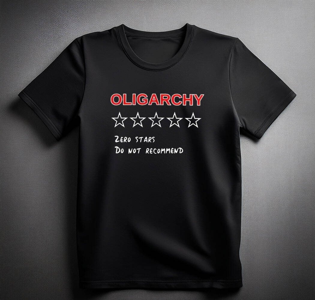 Fight FOR Justice Series Anti OLIGARCHY shirt