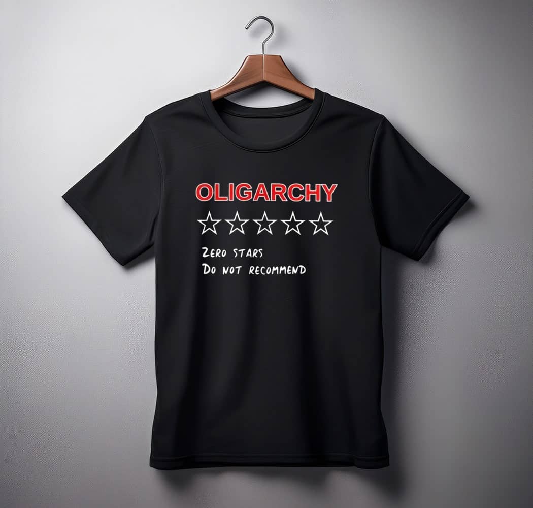 Fight FOR Justice Series Anti OLIGARCHY shirt
