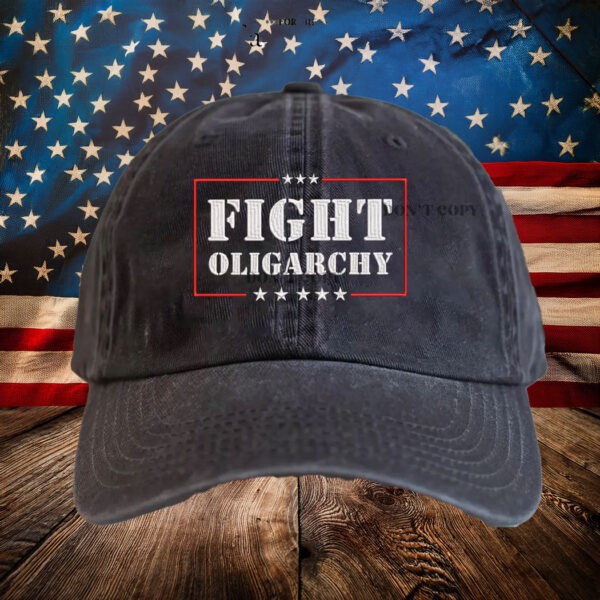 Fight Oligarchy 2025 Bernie Sanders AOC Fighting Embroidered Hat
