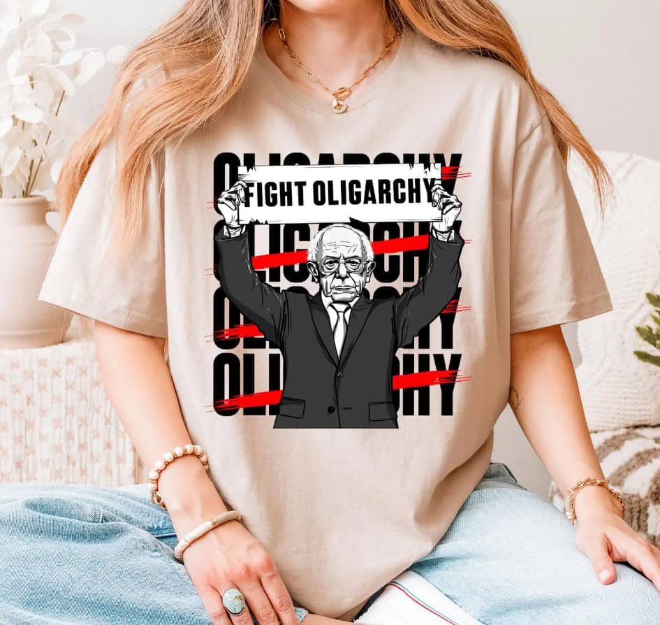 Fight Oligarchy Bernie Sanders Political Activism shirt