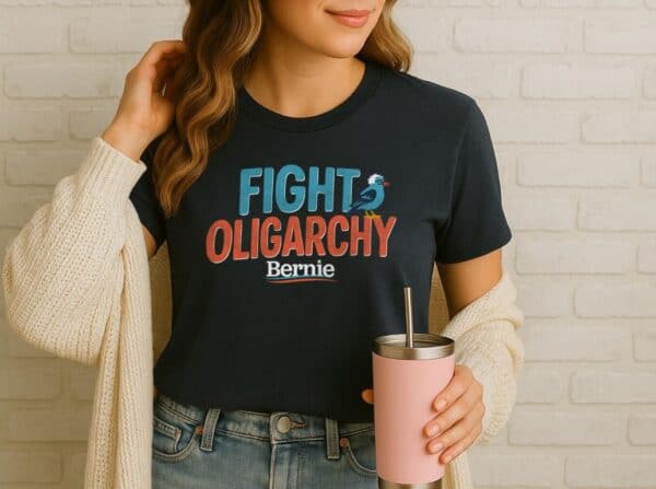 Fight Oligarchy Bernie Sanders Vintage Graphic Shirt