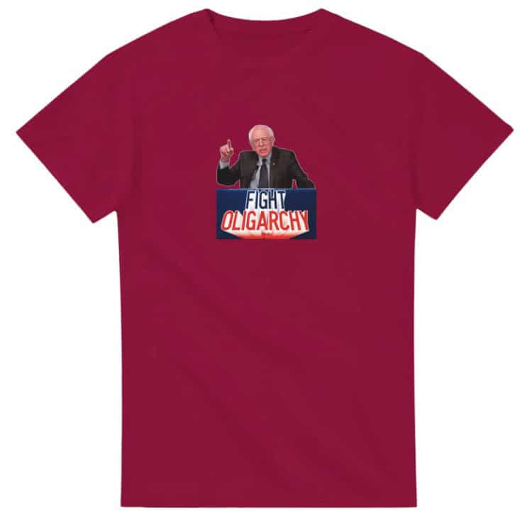 Fight Oligarchy Bernie Sanders t-shirts