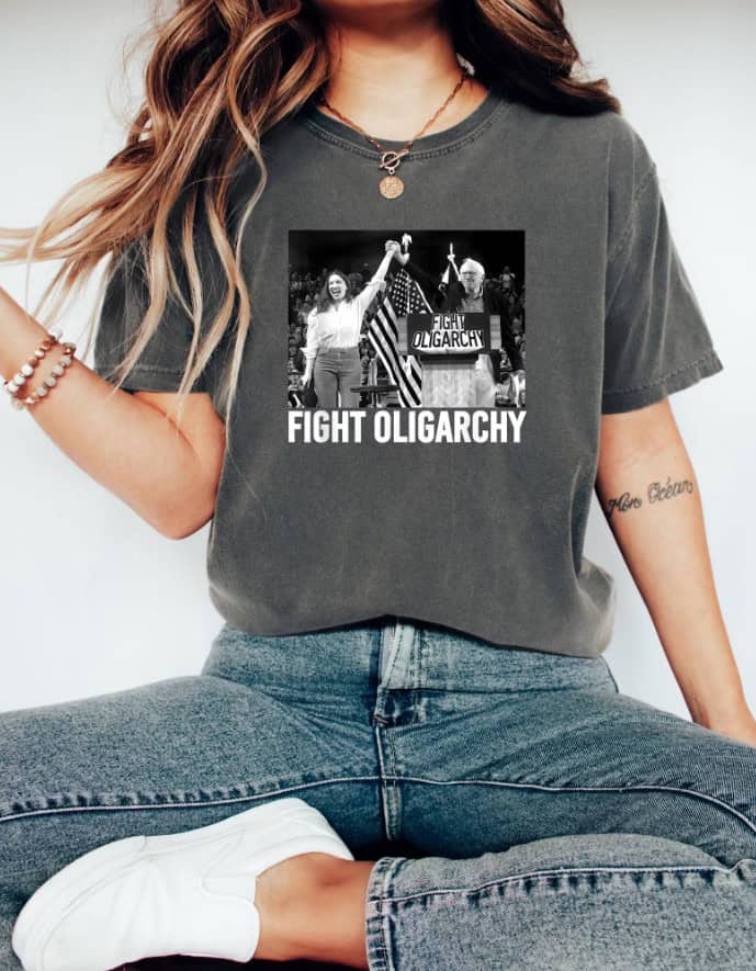 Fight Oligarchy Political Activism Shirts