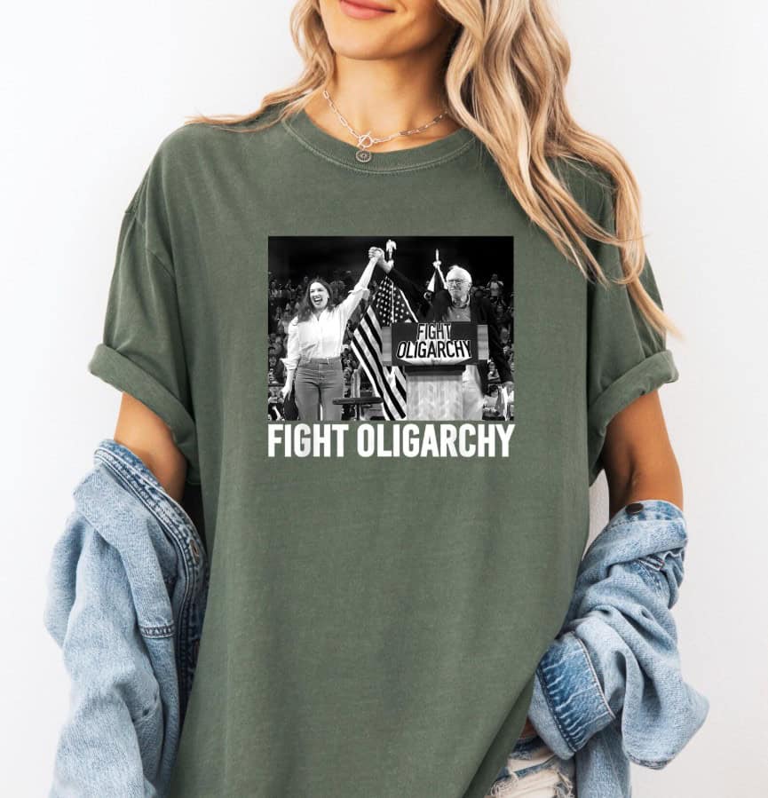 Fight Oligarchy Political Activism Shirts