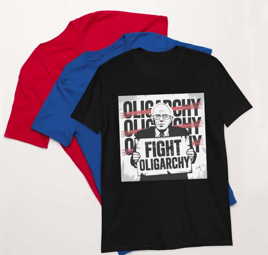 Fight Oligarchy Political Protest Activist Tee shirt