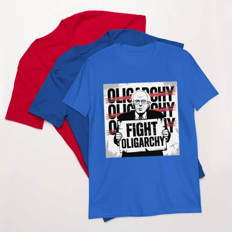 Fight Oligarchy Political Protest Activist Tee shirt
