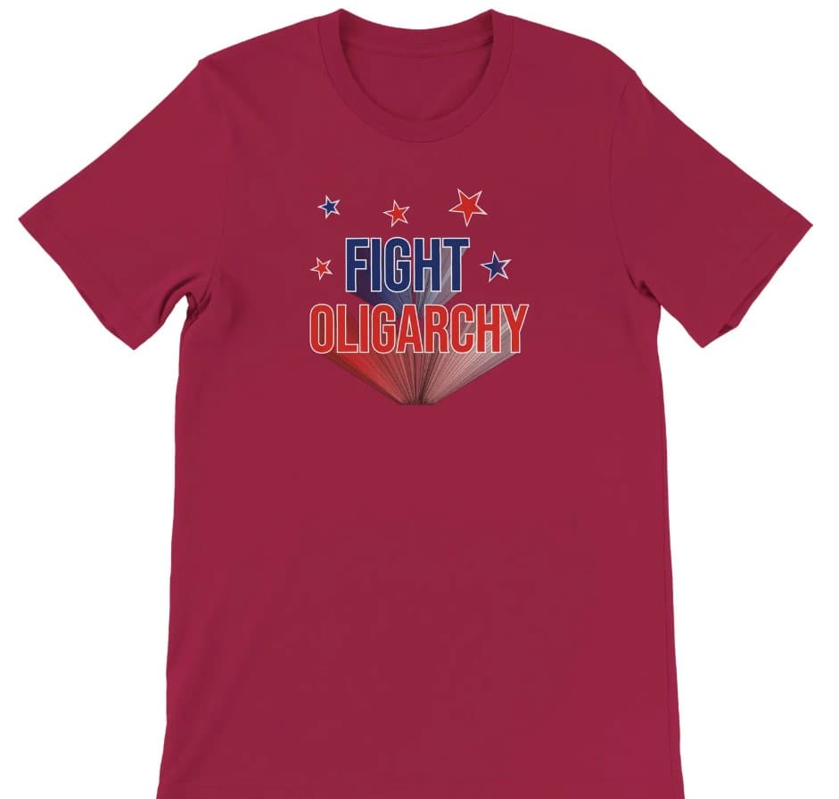 Fight Oligarchy Premium Unisex Crewneck T-shirt