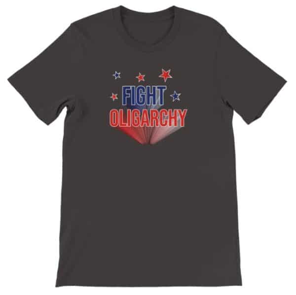 Fight Oligarchy Premium Unisex Crewneck T-shirt