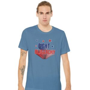 Fight Oligarchy Premium Unisex Crewneck T-shirt