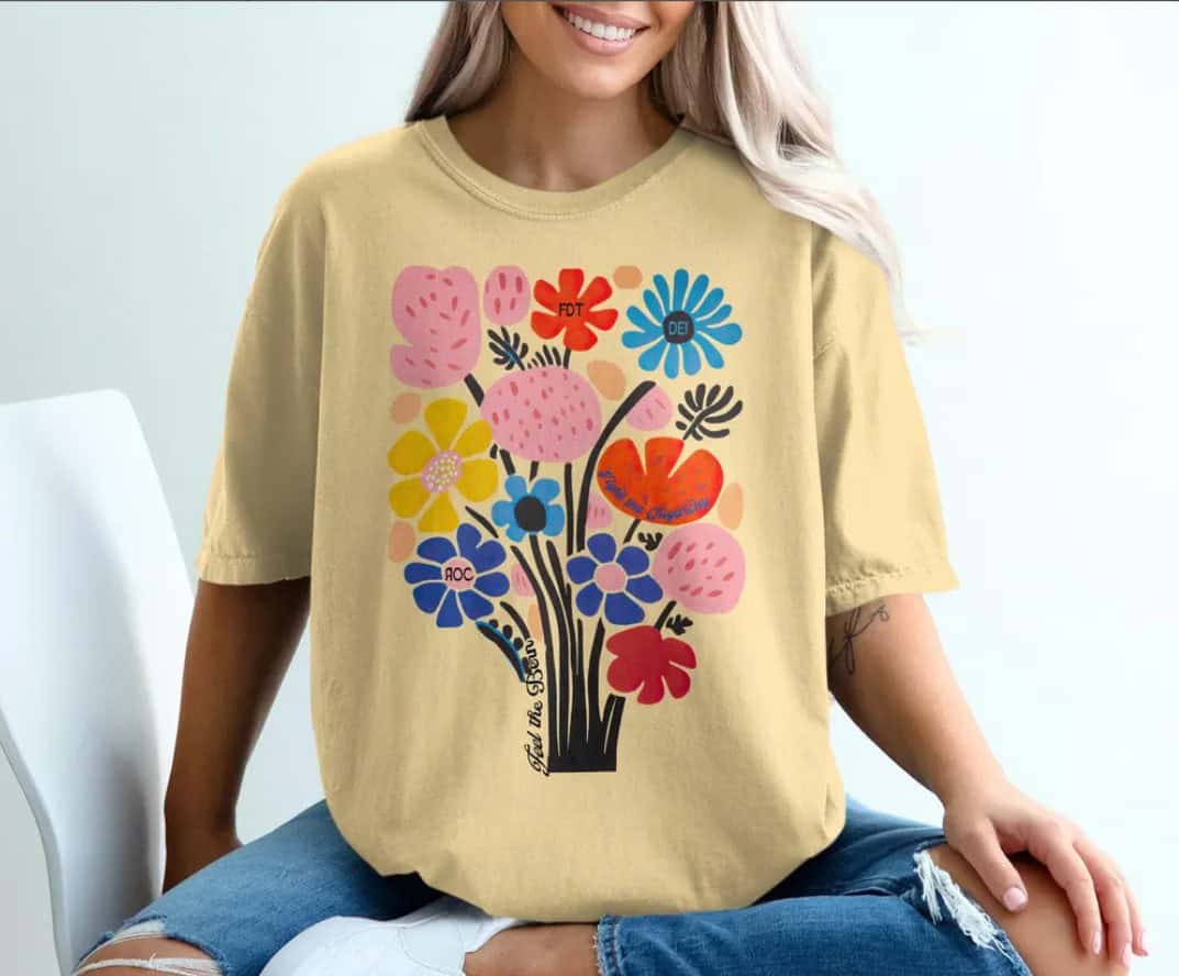 Fight Oligarchy Shirt, Feel the Bern Comfort Colors Shirt