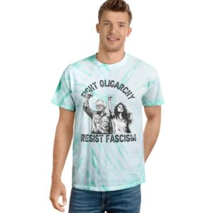 Fight Oligarchy Tie-Dye Tee resest shirt
