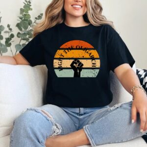Fight The Oligarchy Retro Protest Tee, Activist Graphic Shirt