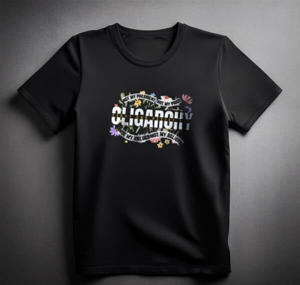 Fight oligarchy Protest tee shirt