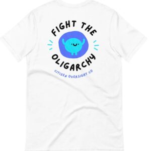 Fight the Oligarchy Cute Unisex t-shirt