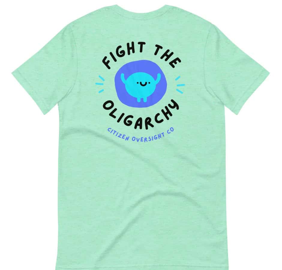 Fight the Oligarchy Cute Unisex t-shirt
