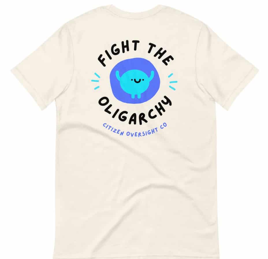 Fight the Oligarchy Cute Unisex t-shirt