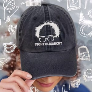 Fight the Oligarchy Embroidered Hat