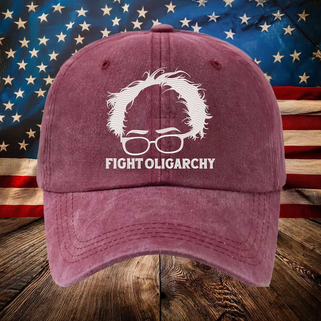 Fight the Oligarchy Embroidered Hat 