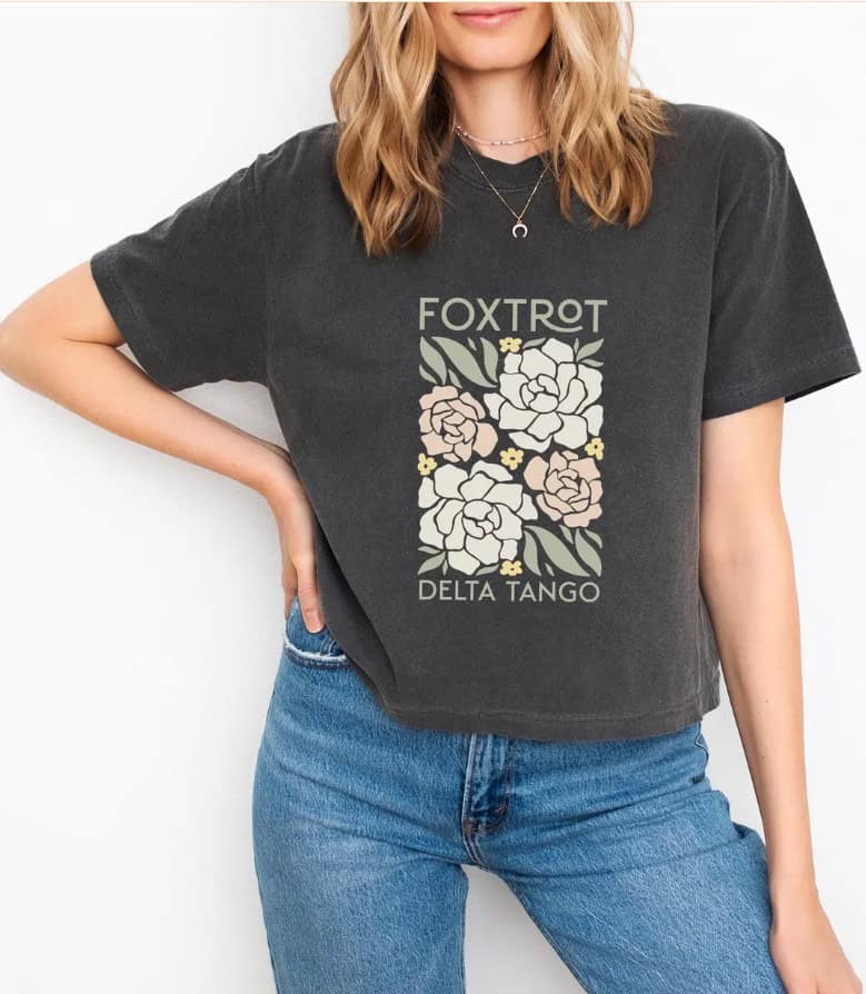 Foxtrot Delta Tango Boxy Tee shirt