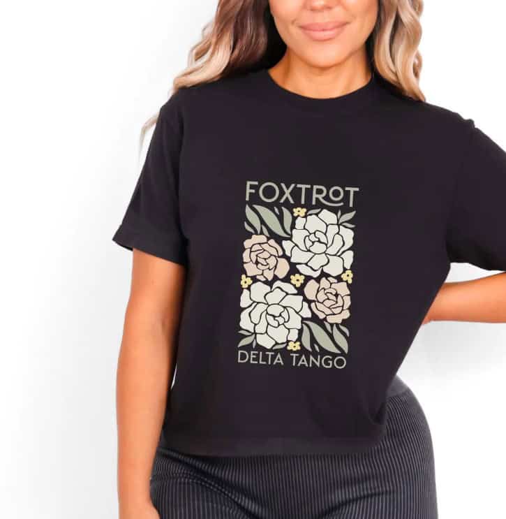 Foxtrot Delta Tango Boxy Tee shirt
