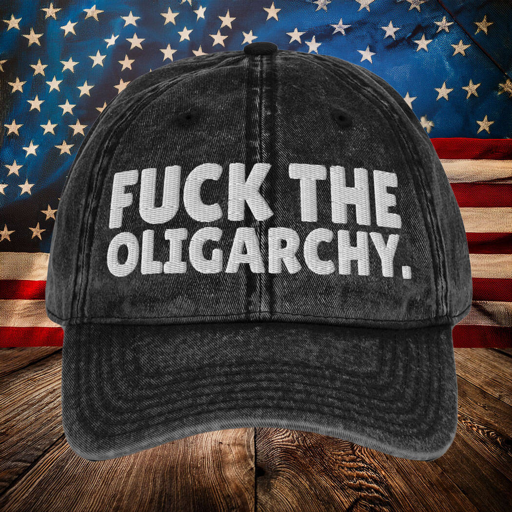 Fuck The Oligarchy Embroidered Cap 