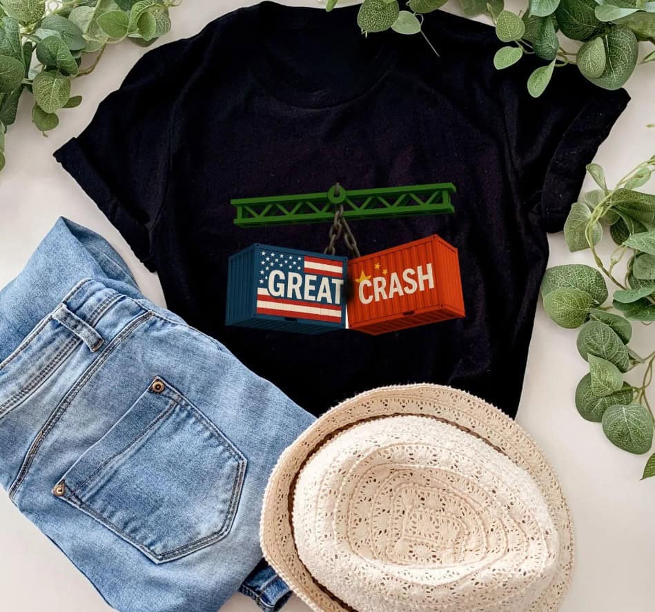 Great Crash Political Graphic T-Shirt