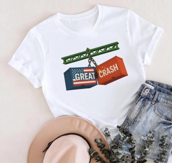 Great Crash Political Graphic T-Shirt